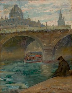 Seine Rivern French: A párizsi Notre-Dame híd, a háttérben a kereskedelmi udvar kupolájával Portugál: O Senan